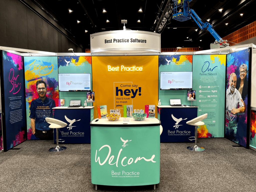 Custom Exhibition Stand for Best Practice Software
