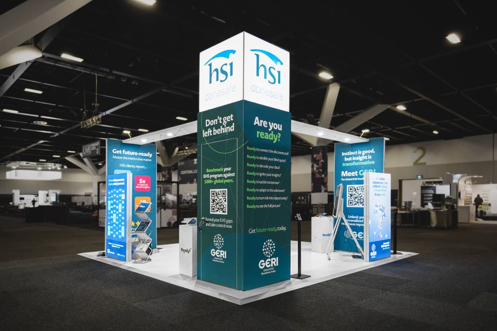 HSI Donesafe featuring a custom modular display