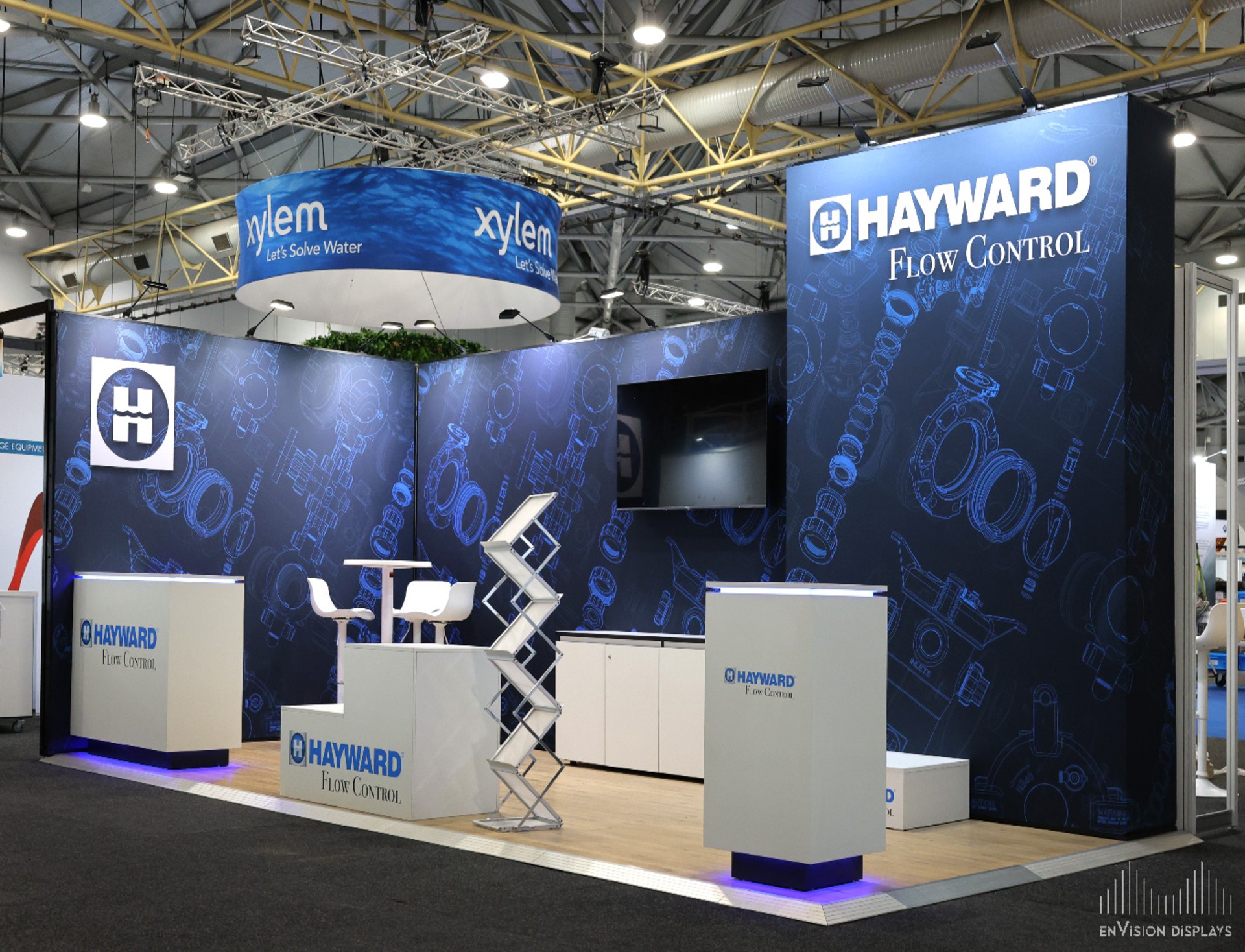 Hayward Flow Control featuring portable display featuring the Amplify Display system